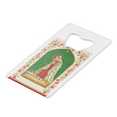 NOB165 Mary en Baby Jesus.tif Creditkaart Flessenopener (Voorkant Gekanteld)