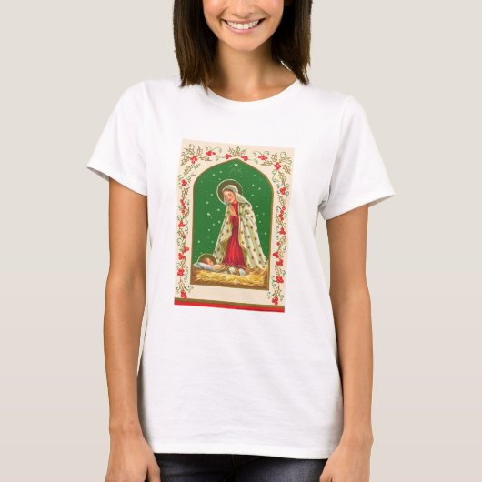 NOB165 Mary en Baby Jesus.tif T-shirt (Voorkant)