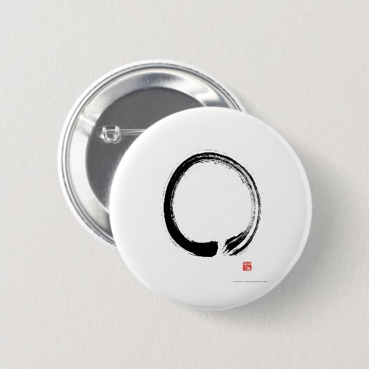 NOB55 Zen 1.tif Ronde Button 5,7 Cm (Voorkant /achterkant)