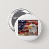 NOB61-vlag 4.tif Ronde Button 5,7 Cm (Voorkant /achterkant)