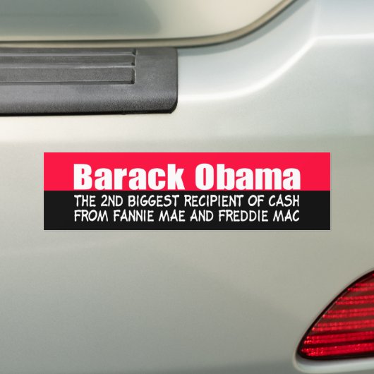 NOBAMA 0003 BUMPERSTICKER (Op auto)