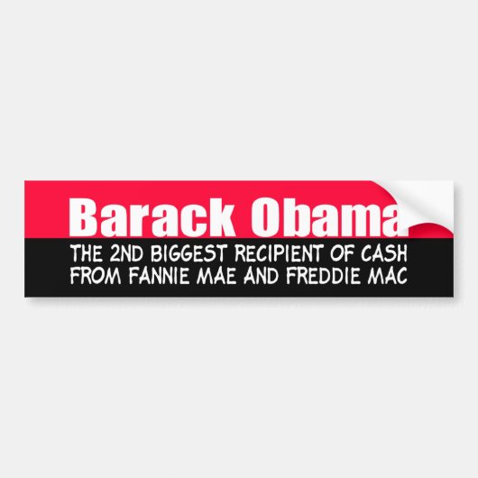 NOBAMA 0003 BUMPERSTICKER (Voorkant)