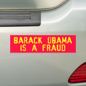 NOBAMA 0021 BUMPERSTICKER (Op auto)