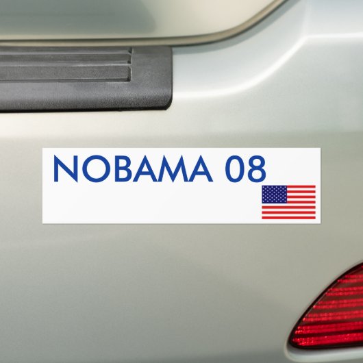 NOBAMA 08 BUMPERSTICKER (Op auto)