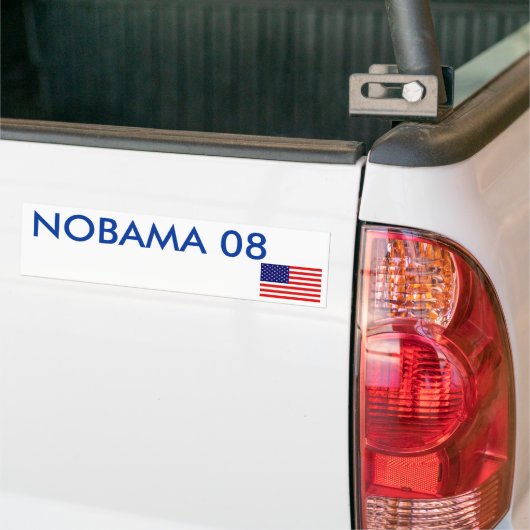 NOBAMA 08 BUMPERSTICKER (Op Truck)