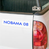 NOBAMA 08 BUMPERSTICKER (Op Truck)