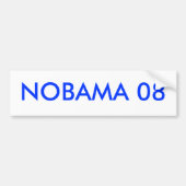NOBAMA 08 BUMPERSTICKER (Voorkant)