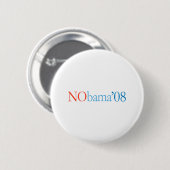NOBAMA '08 - Gepersonaliseerd Ronde Button 5,7 Cm (Voorkant /achterkant)