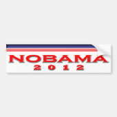 Nobama 2012 bumpersticker (Voorkant)