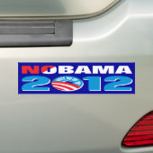 NOBAMA 2012 BUMPERSTICKER (Op auto)