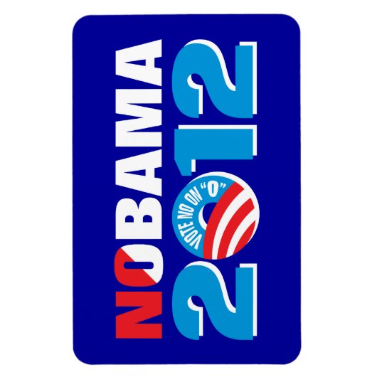 NOBAMA 2012 MAGNEET (Verticaal)