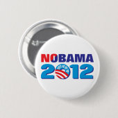 NOBAMA 2012 RONDE BUTTON 5,7 CM (Voorkant /achterkant)