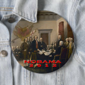 Nobama 2012 ronde button 6,0 cm (In situ)