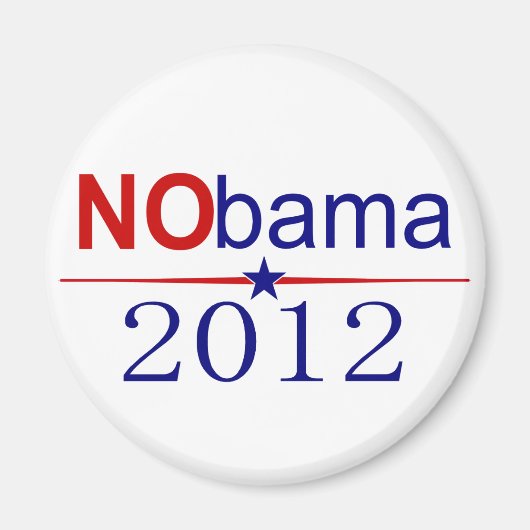 NObama 2012 verkiezingen Magneet (Voorkant)