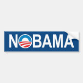 NOBAMA Anti-Obama Bumpersticker (Voorkant)