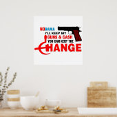 NOBAMA - Bewaar de verandering! Poster (Keuken)