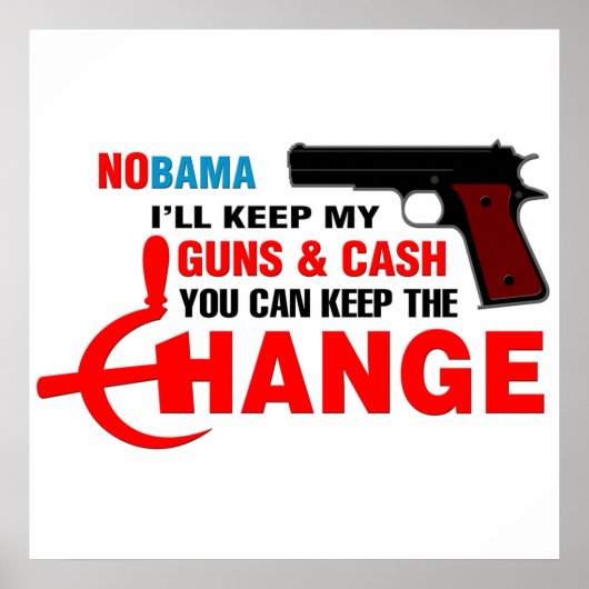 NOBAMA - Bewaar de verandering! Poster (Voorkant)