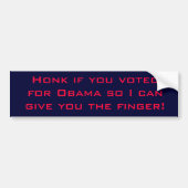 Nobama Bumpersticker (Voorkant)