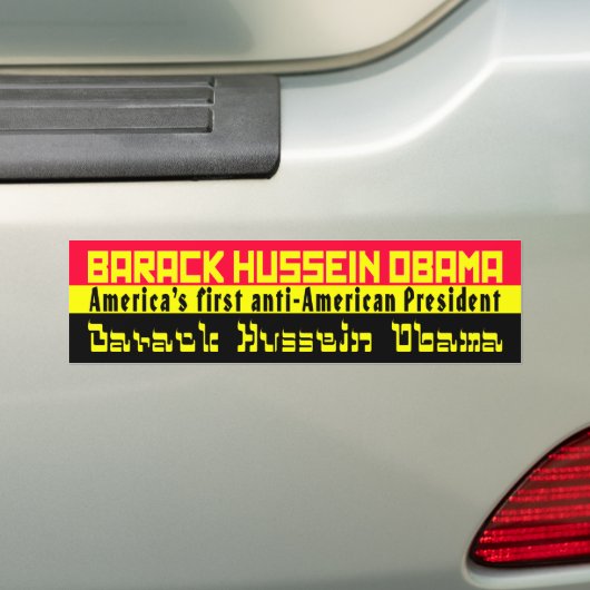 Nobama Bumpersticker (Op auto)