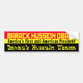 Nobama Bumpersticker (Voorkant)