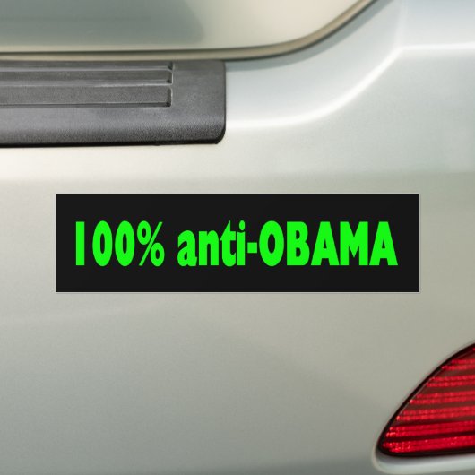 Nobama Bumpersticker (Op auto)