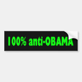 Nobama Bumpersticker (Voorkant)