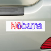 NObama Bumpersticker (Op auto)