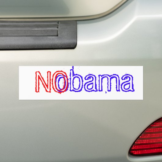 NObama Bumpersticker (Op auto)