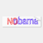 NObama Bumpersticker (Voorkant)