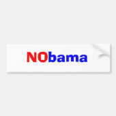 NObama Bumpersticker (Voorkant)