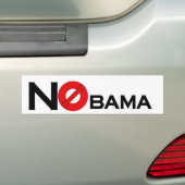 NObama Bumpersticker (Op auto)