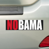 NOBAMA-Bumpersticker Bumpersticker (Op auto)