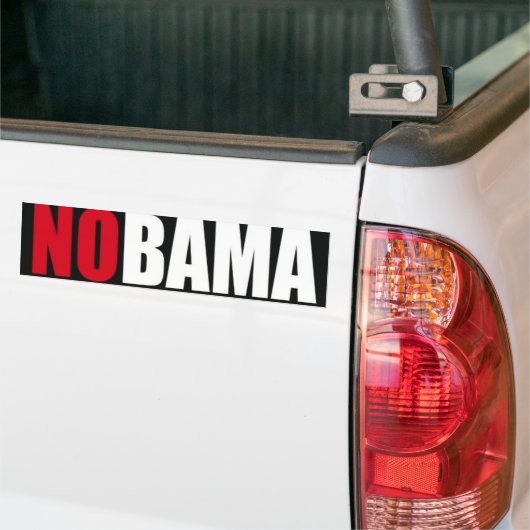 NOBAMA-Bumpersticker Bumpersticker (Op Truck)