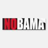 NOBAMA-Bumpersticker Bumpersticker (Voorkant)
