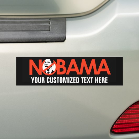 NOBAMA-BUMPERSTICKER BUMPERSTICKER (Op auto)