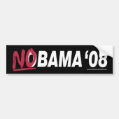 NOBAMA-Bumpersticker Bumpersticker (Voorkant)
