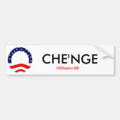 Nobama Che'nge Bumpersticker (Voorkant)