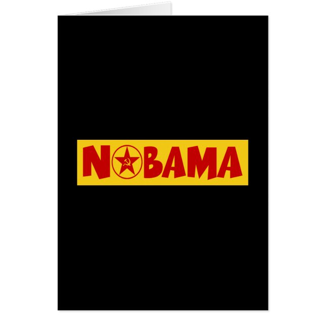 Nobama, communistische Obama (Voorkant)