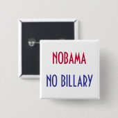 NOBAMA, GEEN BILLAIRE Button (Voorkant /achterkant)
