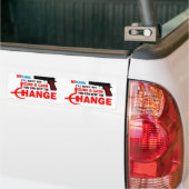 Nobama - Hou de verandering! Bumpersticker (Op Truck)