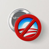 NOBAMA No Obama Anti-Obama Ronde Button 5,7 Cm (Voorkant /achterkant)