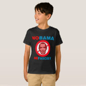 NOBAMA / NOFASCIST (v126x) T-shirt (Voorkant volledig)