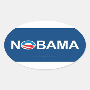 NOBAMA OVALE STICKER