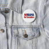 NOBAMA over socialisme Ronde Button 5,7 Cm (In situ)