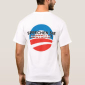 Nobama Post WWII - Sprechen Sie Austria? T-shirt (Achterkant)