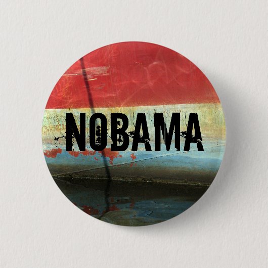 NOBAMA RONDE BUTTON 5,7 CM (Voorkant)