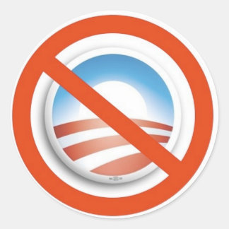 NOBAMA RONDE STICKER