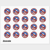 Nobama Ronde Sticker (Vel)