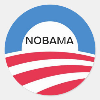 NOBAMA RONDE STICKER
