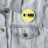 Nobama Stem McCain Grappige Anti Obama Knoop Speld Ronde Button 5,7 Cm (In situ)